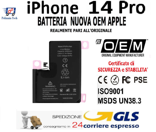 Apple iphone pro batteria - apple,
